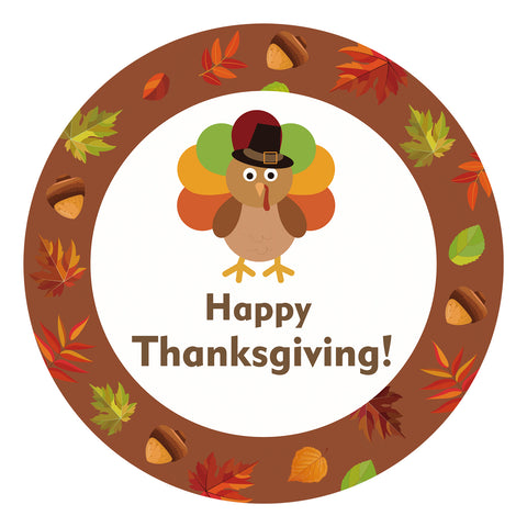 Thanksgiving Stickers Happy Thanksgiving Stickers 2 Inch Fall Thank You Stickers 60PCS So Very Thankful Stickers for Envelope Seals, Cards, Thanksgiving Party Favor Supplies (Turkey)