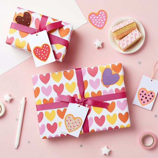 Valentine Candy Heart Stickers 480Pcs Valentines Day Stickers for Kids, Valentines Stickers Heart Dessert Stickers 1.5 Inch Heart Shaped Stickers for Envelope Seal, Valentines Day Decorations