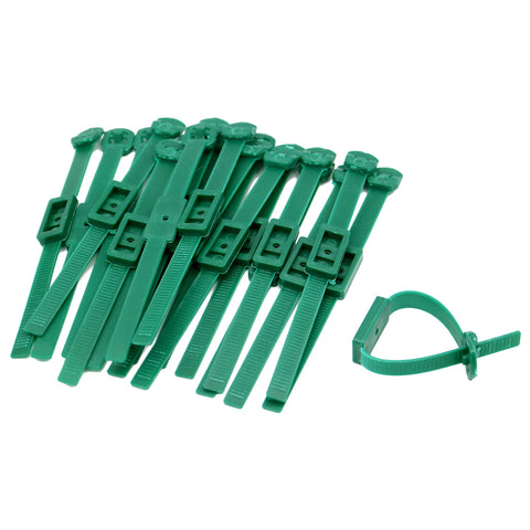 KINGLAKE 50 Pcs Wall Mounted Plant Ties Adjustable Garden Ties Strap for Climbing Plants Support