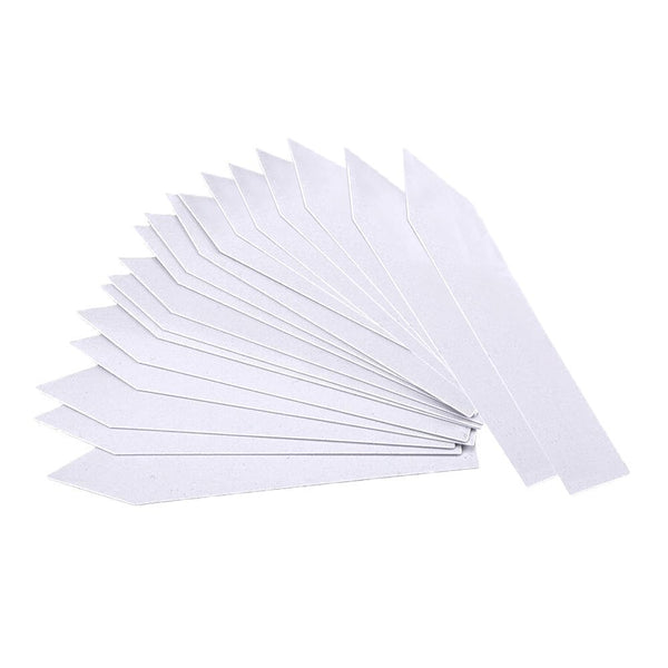 100PCS Plant Labels Markers, 4 Inch White Plastic Plant Garden Tags, Nursery Garden Stake Tags