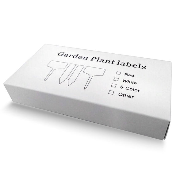 100Stk. Mini T-Form Plastik Pflanzenstecker Stecketiketten Beschriften Pflanzschilder Schilder 6CM * 10CM Sind Praktisch für Alle"Gärtner" (Multi)