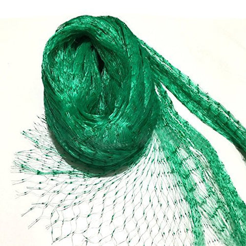 KINGLAKE 4x10m Green Garden Netting, Bird Netting Pond Plant Netting for Protecting Fruit Tree Vegetable Patch Flowers Crops Strawberry Pea and Bean, 15x15mm Holes Fine Mesh